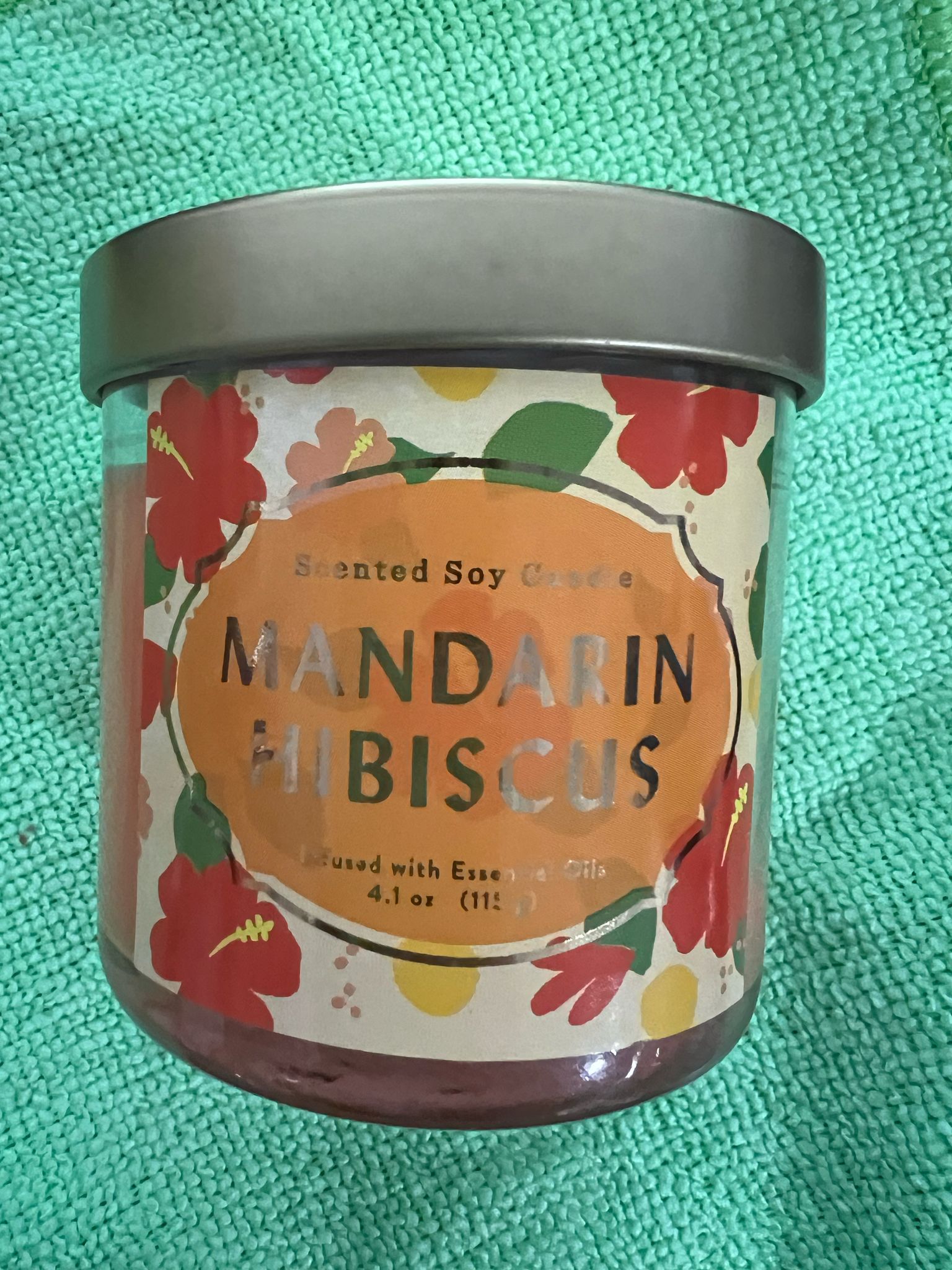 4.1oz Small Jar Candle Mandarin Hibiscus - Opalhouse™ - Bellso